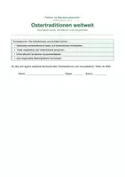 Vorschau - Unterrichtsreihen - Deutsch in Action - Ostertraditionen weltweit Sachtexte lesen, vergleichen & reflektieren - 5./6./7./8. Klasse / Schulstufe - Seite 1