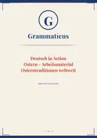 Vorschau - Unterrichtsreihen - Deutsch in Action - Ostertraditionen weltweit Sachtexte lesen, vergleichen & reflektieren - 5./6./7./8. Klasse / Schulstufe - Deckblatt