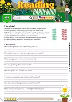 Vorschau - Arbeitsblätter - Reading Comprehension Urban Gardening - Grade 9 - Seite 1