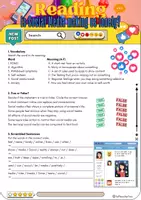 Vorschau - Arbeitsblätter - Reading Comprehension Social Media - Grade 9 - Seite 1