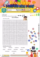 Vorschau - Arbeitsblätter - Reading Comprehension Social Media - Grade 9 - Seite 3