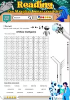 Vorschau - Arbeitsblätter - Reading Comprehension AI versus Human Creativity - Grade 10 - Seite 3