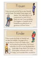 Vorschau - Arbeitsblätter - Früher und heute Wissenskartei Familie Land Stadt Schule Erfindungen - Seite 3
