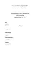 Vorschau - Stundenentwürfe - Unterrichtsentwurf Gefühle Klasse 1 - Deckblatt