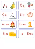 Vorschau - Spiele - Anfangsunterricht - Basisgrapheme - Laut-Buchstaben-Zuordnung - Klasse 1-2 - Spiel - Seite 3