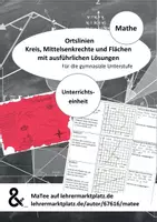 Vorschau - Stundenentwürfe - Konstruktionen mit Zirkel und Lineal - Materialpaket | Klasse 6 - 8 - Seite 1