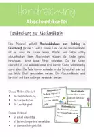Vorschau - Aufgabenkarten - Abschreibkartei Frühling Druckschrift | Klasse 1 Deutsch - Seite 3
