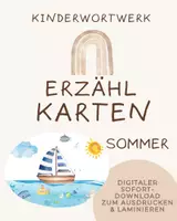Vorschau - Bildkarten - Erzählkarten Kamishibai Sommer für Sprachförderung - Deckblatt