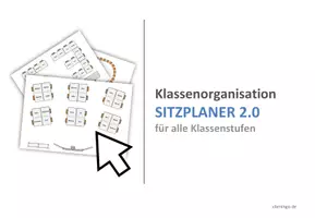 Vorschau - Mal- und Bastelvorlagen - Sitzplaner 2.0 - Erstelle schnell & einfach einen Sitzplan für deine Klasse - Seite 1