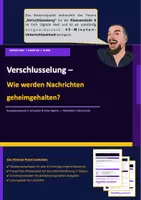 Vorschau - Stundenentwürfe - Verschlüsselung verstehen – Digitale Welt 5/6 - Deckblatt