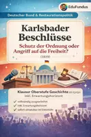Vorschau - Klassenarbeiten - Klausur Restauration & Vormärz – Gentz & Metternich | Quellenanalyse Oberstufe Geschichte (EF/Q1/Q2) mit Erwartungshorizont - Deckblatt