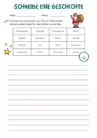 Vorschau - Arbeitsblätter - Kreatives Schreiben mit Wörterbox - Weihnachten - Seite 3