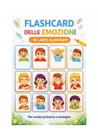 anteprima - Flashcard - 18 Flashcard delle Emozioni per Bambini | Educazione Emotiva | Scuola Primaria e Sostegno - Pagina di copertina