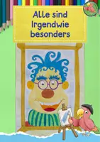 Vorschau - Mal- und Bastelvorlagen - Kunst Grundschule, Alle sind Irgendwie besonders - Deckblatt