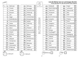 Vorschau - Arbeitsblätter - Selektives lesen + Blitzlesen - Seite 3
