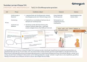 Vorschau - Unterrichtsreihen - Soziales Lernen mit der Giraffen- und Wolfssprache (Klasse 5 und 6) - Seite 3