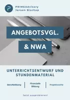 Vorschau - Arbeitsblätter - Angebotsvergleich und Nutzwertanalyse - Deckblatt