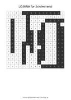 Vorschau - Arbeitsblätter - Suchsel - Schulmaterial - 3 Schwierigkeitsgrade - Seite 3