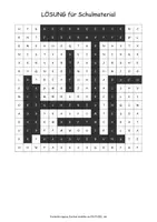 Vorschau - Arbeitsblätter - Suchsel - Schulmaterial - 3 Schwierigkeitsgrade - Seite 1
