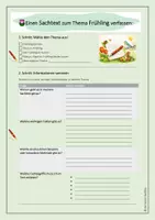 Vorschau - Arbeitsblätter - Sachtexte im Frühling: DEIN Materialpaket für Klasse 4-6 - Seite 1