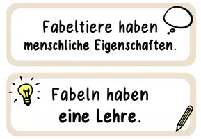 Vorschau - Arbeitsblätter - Übung & Tafelmaterial: Aufbau von Fabeln - Seite 3