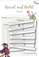 Vorschau - Arbeitsblätter - Märchen Werkstatt - Hänsel und Gretel Chaossätze - Deckblatt