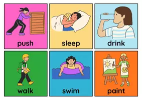 Προεπισκόπηση - Flashcards - Verbs English Flashcards - Εξώφυλλο