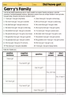 Vorschau - Arbeitsblätter - Have got | Englisch - Worksheets (Klasse 5) - Seite 3