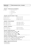 Vorschau - Arbeitsblätter - Arbeitsblatt - Binomische Formeln - 3. Binomische Formel - Mit Lösungen - Seite 3