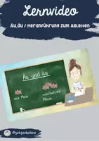 Vorschau - Videos - Lernvideo Äu,äu und Einführung zum Ableiten (Klasse 1/2) - Deckblatt