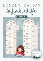 Vorschau - Fördermaterial/Inklusion - Aufgabenhilfe ADHS / Aufgabenhelfer Konzentration - Deckblatt