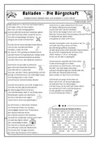 Vorschau - Arbeitsblätter - Die Bürgschaft – Balladen Klasse 7 (Schiller) - Seite 2