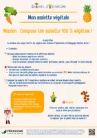 Aperçu - Feuilles d'exercices - Graines d'Optimisme & Pedagogie Cantine Verte - Objectif Assiette Verte - Page 1