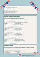 Vorschau - Arbeitsblätter - Future Tenses - Ready to use Worksheet - Seite 1