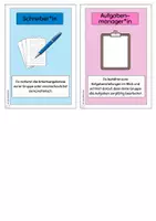 Vorschau - Fördermaterial/Inklusion - Rollenkarten für Gruppenarbeit - Seite 2