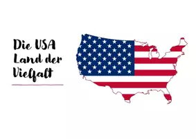 Vorschau - Stundenentwürfe - SPARPAKET: USA Land der Vielfalt 1&2 - Deckblatt