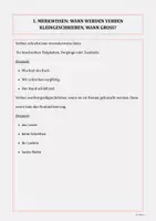 Vorschau - Stationenlernen - Groß- und Kleinschreibung Rechtschreibung: Verben & mit nominalisierten Verben Grundwissen, Lückentexte und Schreibaufgaben mit Lösungen Klasse 4 - Seite 1