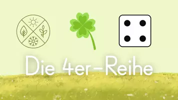 Vorschau - Präsentationen/Tafelbilder - Interaktive Präsentation zur Einführung der 4er-Reihe - Seite 1