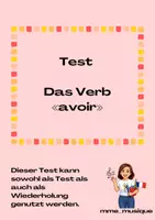 Vorschau - Arbeitsblätter - Materialpaket - Tests zu «avoir» und «être» - Seite 3