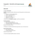 Vorschau - Unterrichtsreihen - Erdkunde – Rohstoffe & Energie – Modul – Klasse 6 - Seite 1