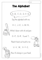 Vorschau - Arbeitsblätter - Englisches Alphabet - Gedicht - Seite 3