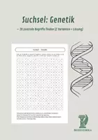 Vorschau - Arbeitsblätter - Genetik spielerisch wiederholen – Bundle mit Kreuzworträtsel, Suchsel und Wortjäger - Seite 1
