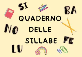 anteprima - Esercizi - Quaderno delle sillabe - Pagina 1