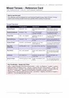 Vorschau - Arbeitsblätter - Englisch Grammatik Mixed Tenses Übungen B1 – Gangs and Crime | 10 Arbeitsblätter + Lösungen | Mittelschule AHS Unterstufe - Seite 1