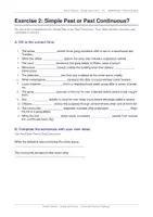 Vorschau - Arbeitsblätter - Englisch Grammatik Mixed Tenses Übungen B1 – Gangs and Crime | 10 Arbeitsblätter + Lösungen | Mittelschule AHS Unterstufe - Seite 3