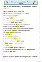 Vorschau - Arbeitsblätter - Arbeitsblatt: The most common mistakes part I - Seite 2