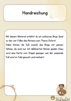 Vorschau - Spiele - Bingo - Die vier Fälle des Nomens - Ostern - Seite 1