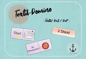 Vorschau - Spiele - Textil Domino - Deckblatt