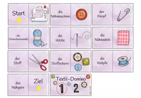 Vorschau - Spiele - Textil Domino - Seite 1