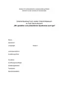 Vorschau - Stundenentwürfe - Unterrichtsentwurf Quadrama zum Thema Igel - Deckblatt
